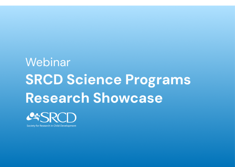 SRCD Science Programs Research Showcase Carousel